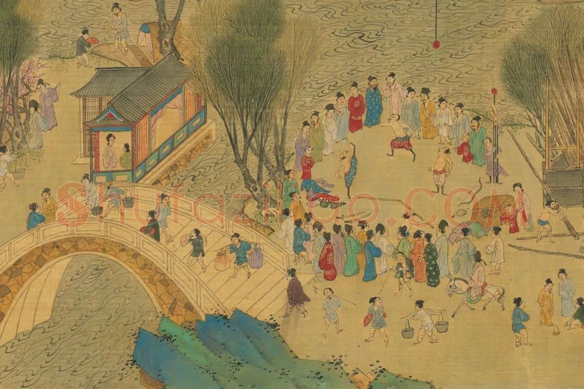 仇英(传)《清明上河图卷》局部 (3)