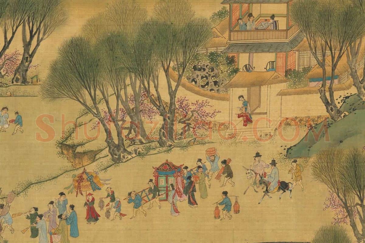 仇英(传)《清明上河图卷》局部 (4)