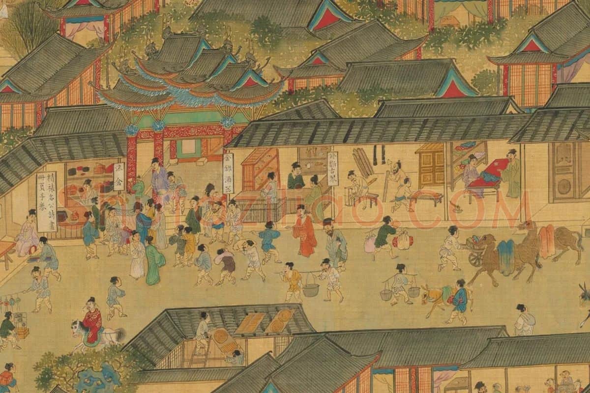 仇英(传)《清明上河图卷》局部 (7)