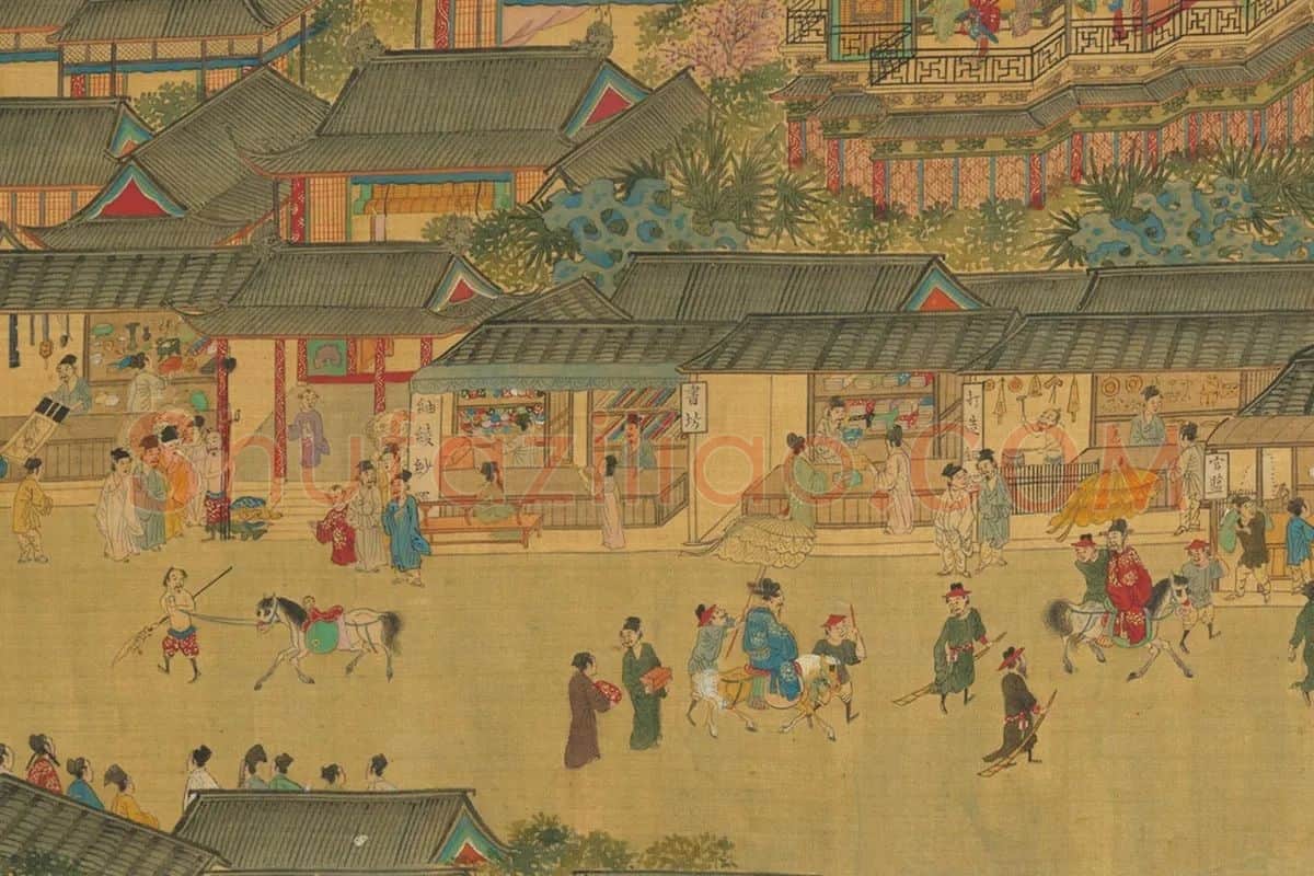 仇英(传)《清明上河图卷》局部 (8)