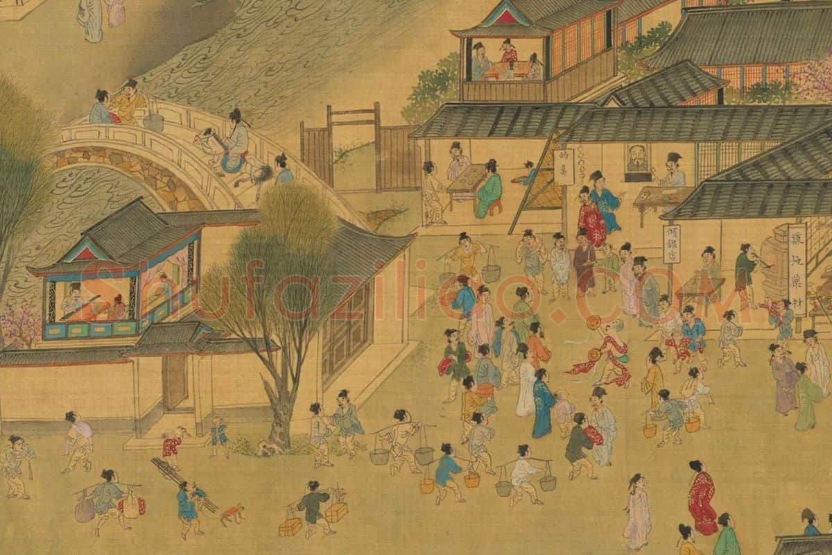 仇英(传)《清明上河图卷》局部 (9)