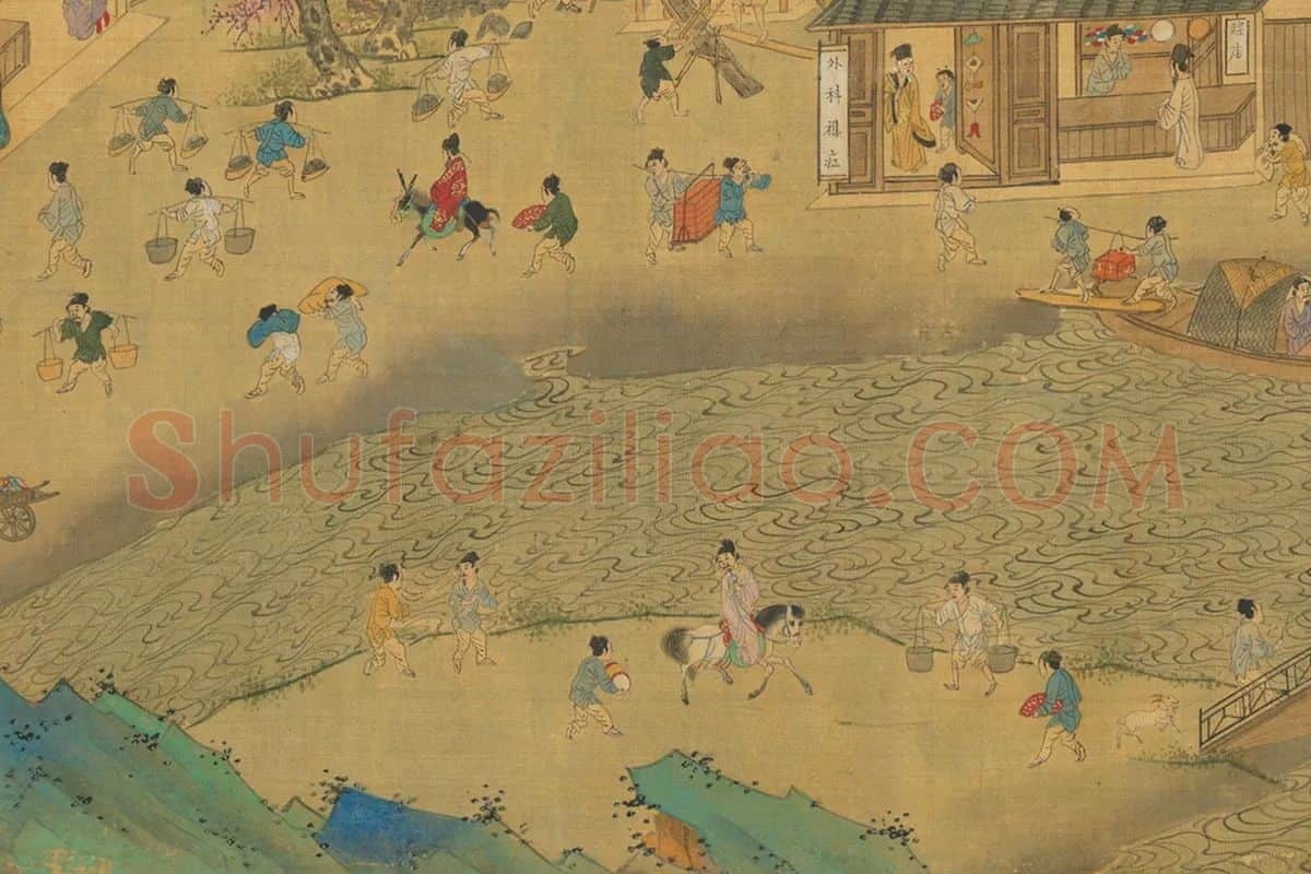 仇英(传)《清明上河图卷》局部 (10)