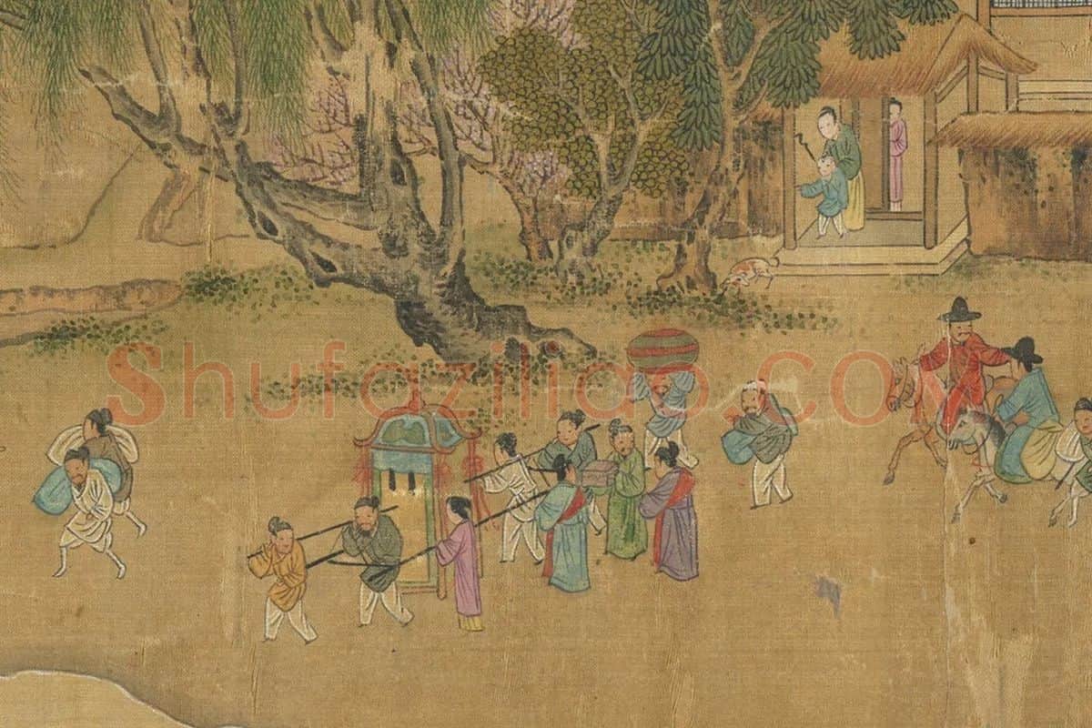 明仇英清明上河图卷局部 (1)