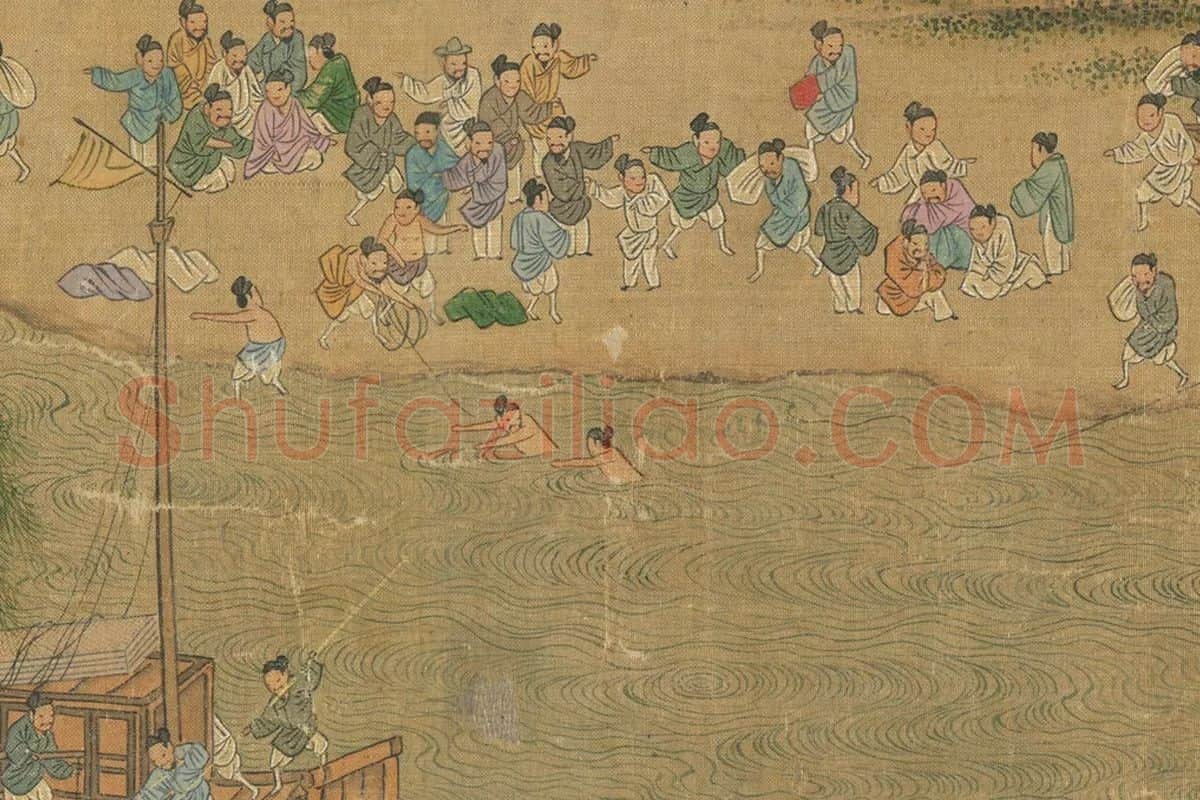 明仇英清明上河图卷局部 (4)