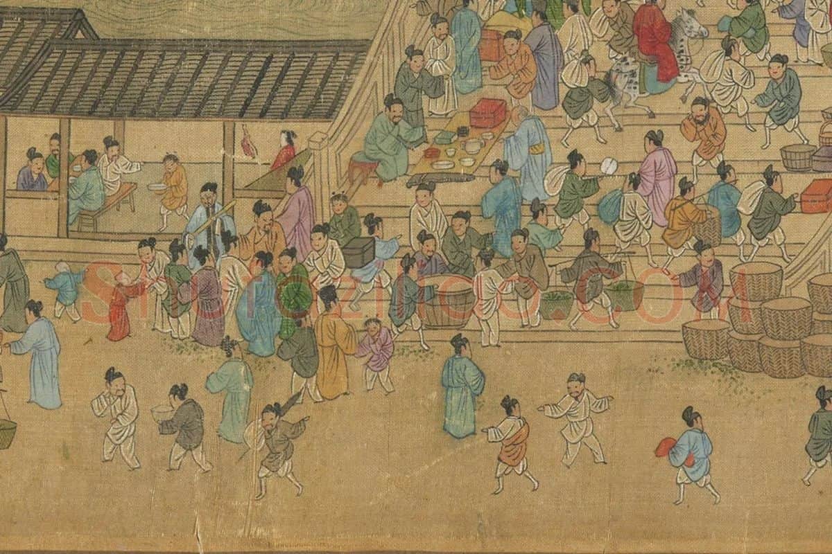 明仇英清明上河图卷局部 (7)