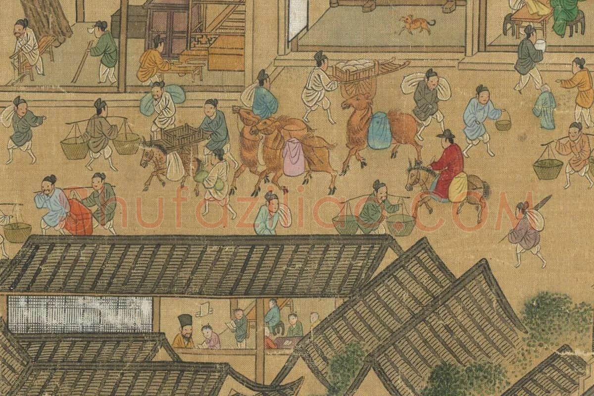 明仇英清明上河图卷局部 (9)