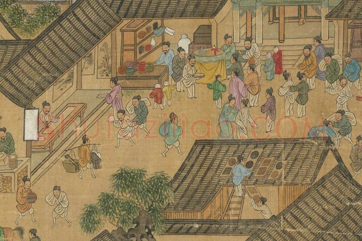 明仇英清明上河图卷局部 (10)