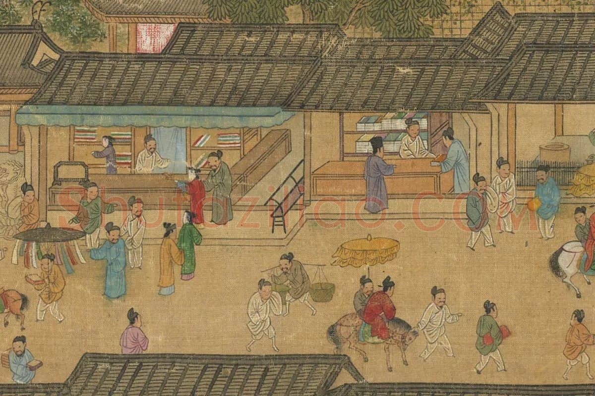 明仇英清明上河图卷局部 (11)