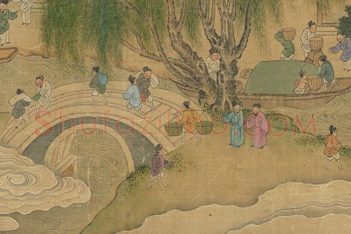 明仇英清明上河图卷局部 (13)
