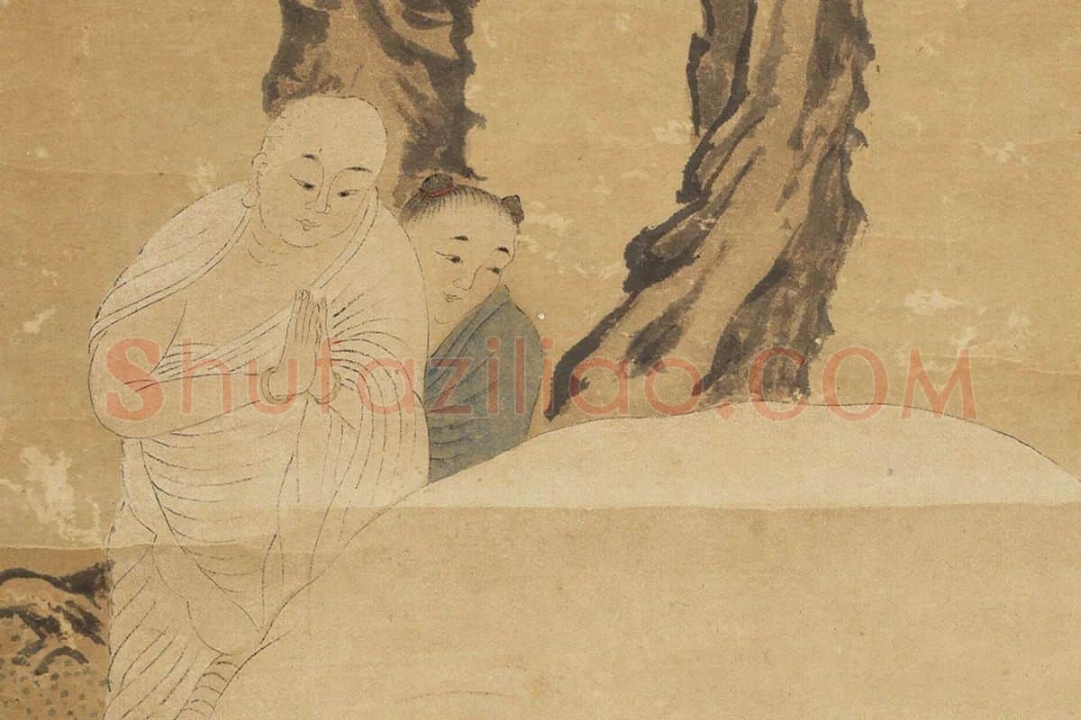 丁云鹏《扫象图》局部 (2)