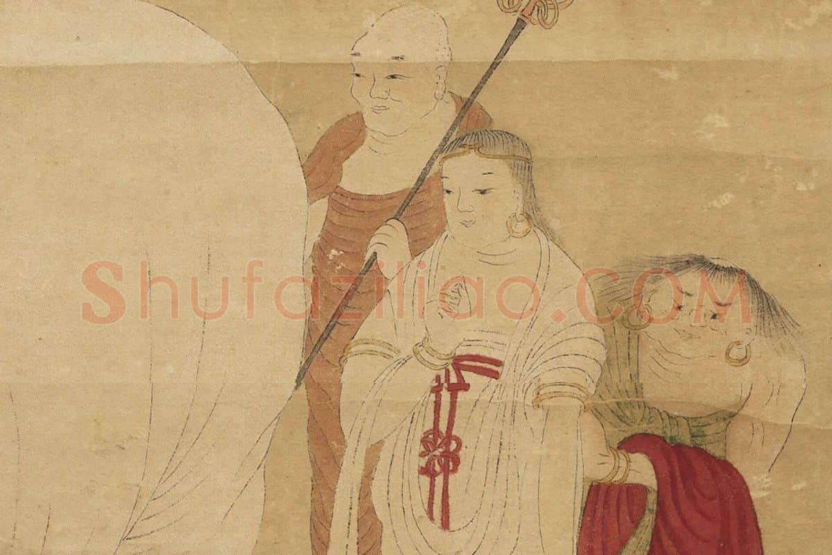 丁云鹏《扫象图》局部 (3)