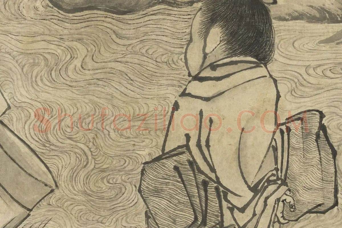 丁云鹏《三生图》轴局部 (4)