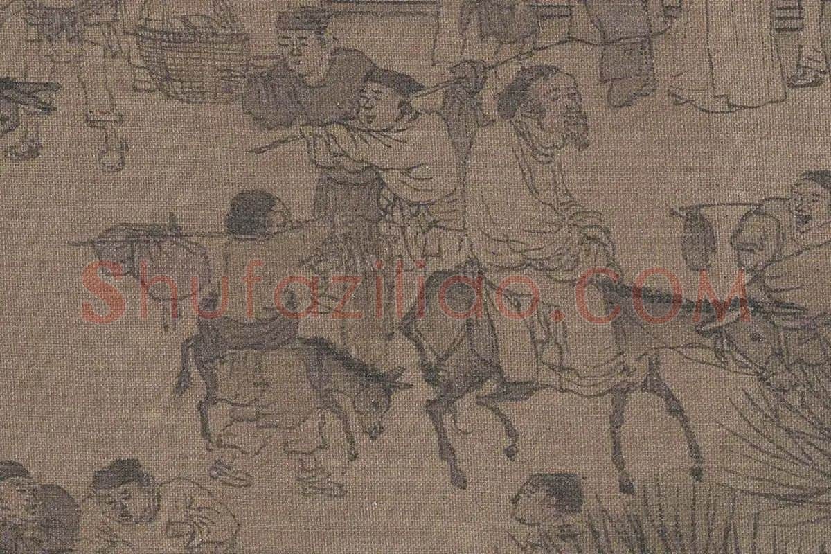张择端《清明上河图》高清大图局部细节 (4)