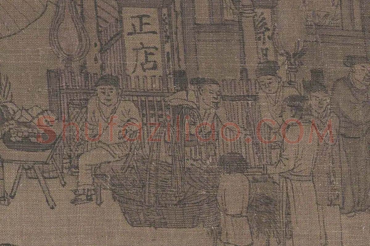 张择端《清明上河图》高清大图局部细节 (6)