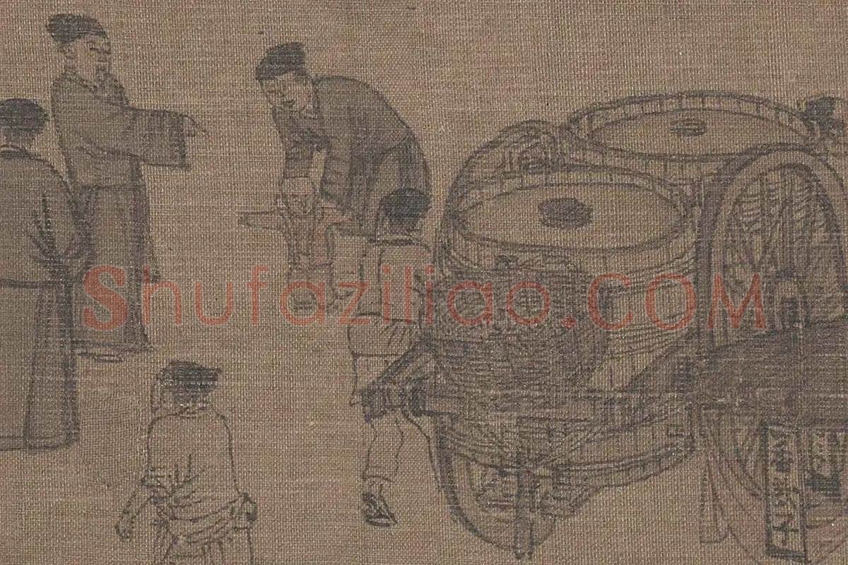 张择端《清明上河图》高清大图局部细节 (9)