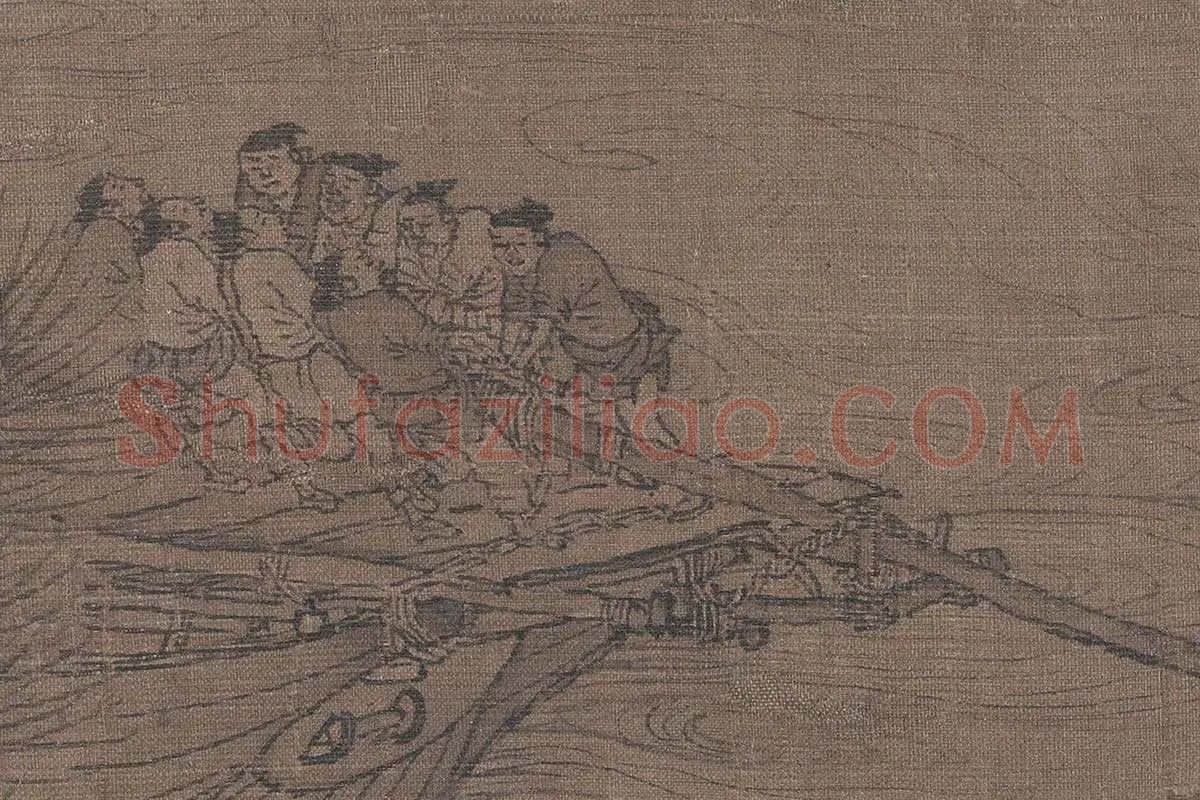 张择端《清明上河图》高清大图局部细节 (12)
