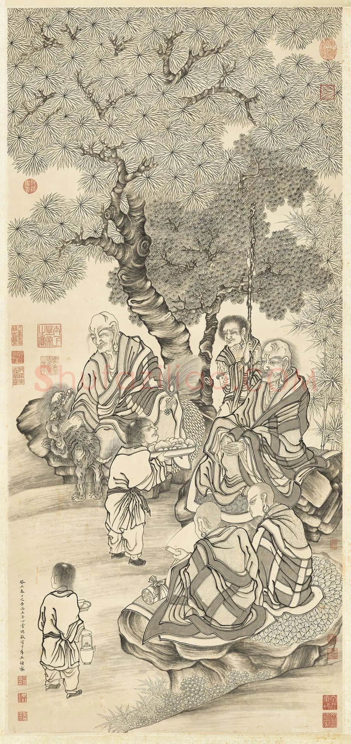 丁云鹏《画应真像》