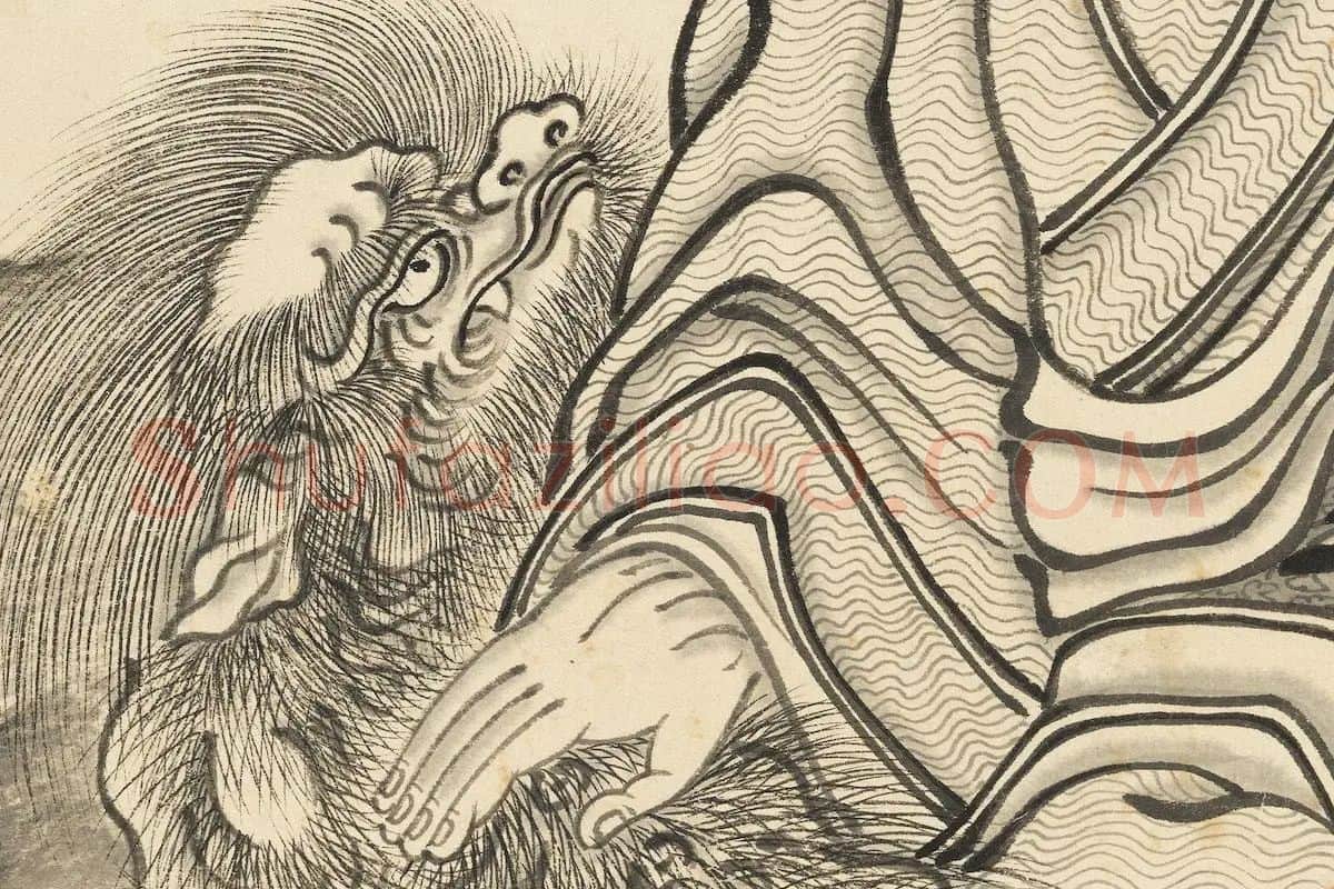 丁云鹏《画应真像》轴局部 (6)