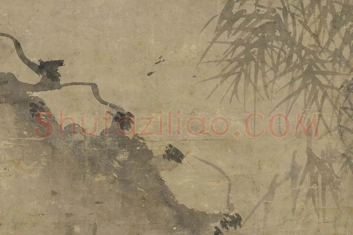杨维桢绘画《铁笛图》局部 (5)