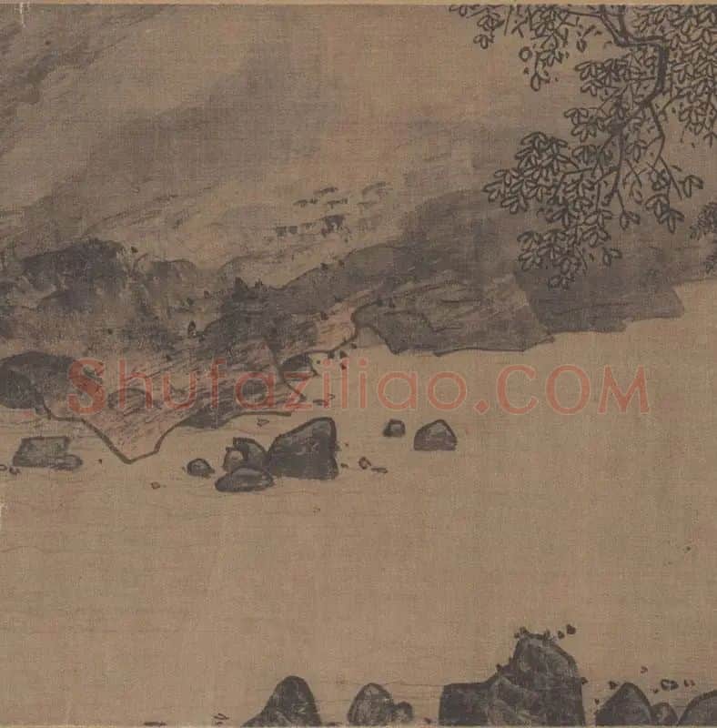 李唐《濠梁秋水图》全卷图_06
