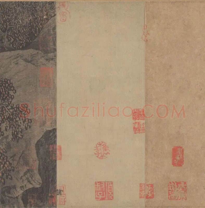 李唐《濠梁秋水图》全卷图_09