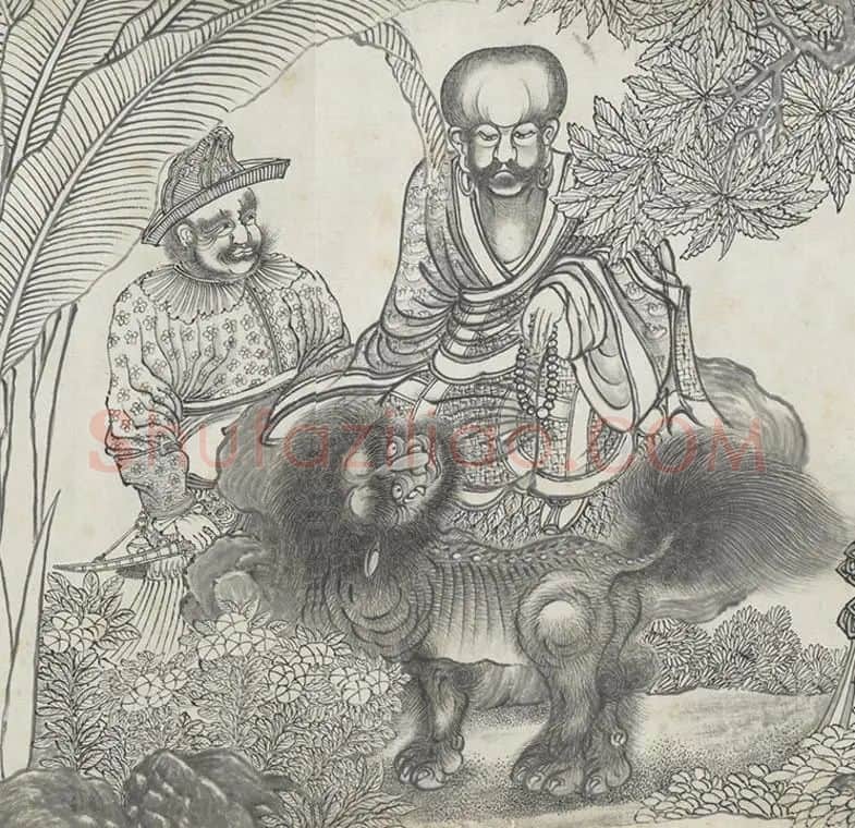 丁云鹏《应真云汇》卷_03