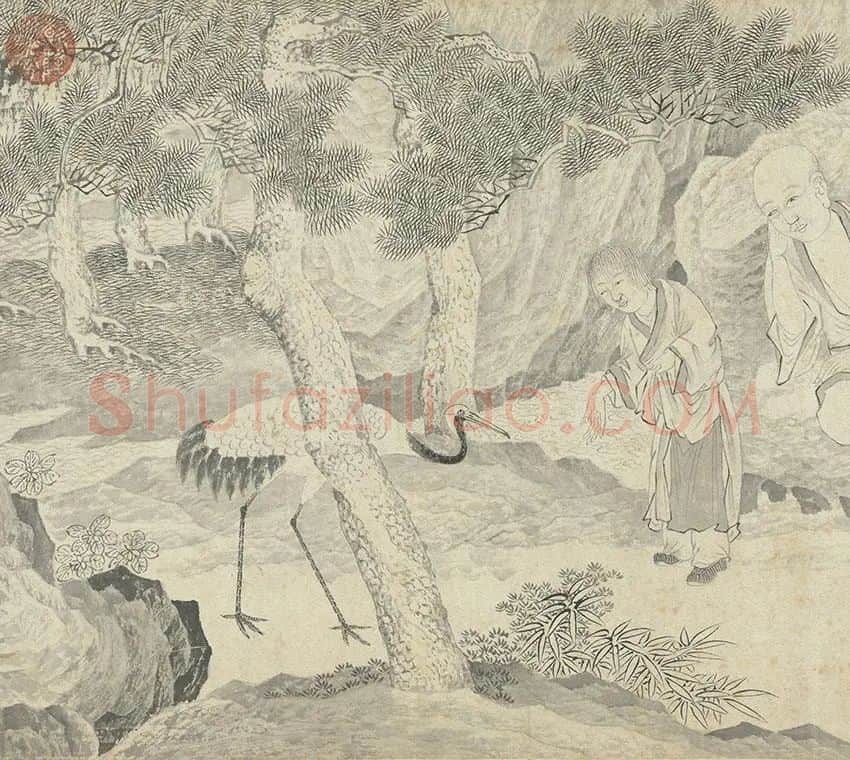 丁云鹏《十六应真》卷_04