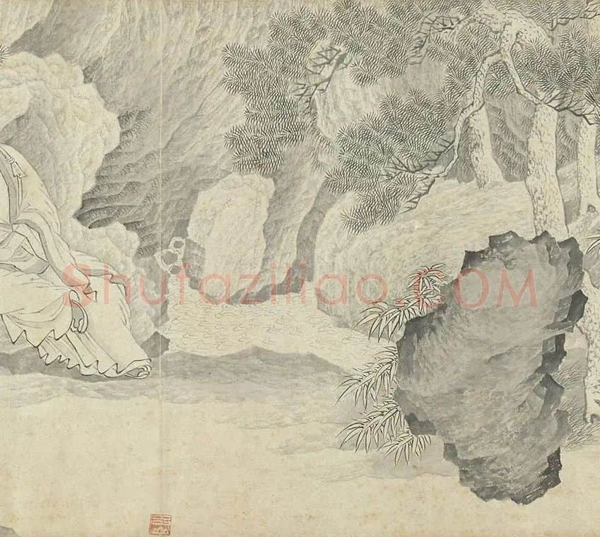 丁云鹏《十六应真》卷_05