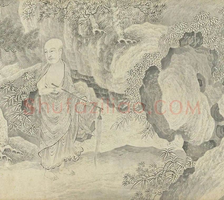 丁云鹏《十六应真》卷_06