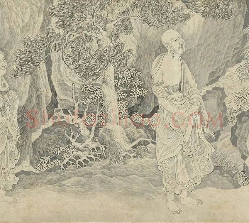 丁云鹏《十六应真》卷_09