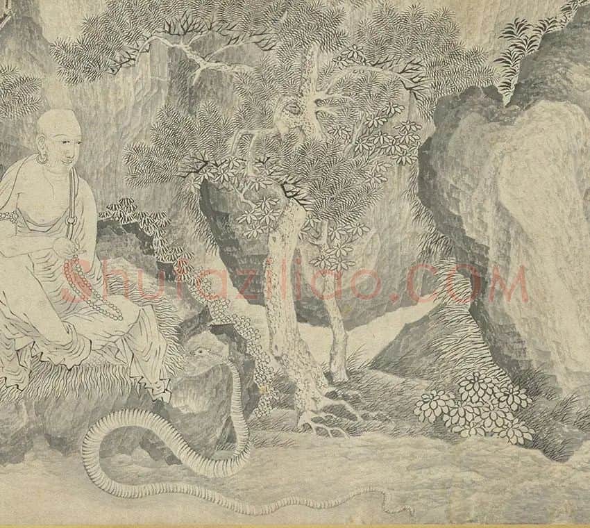丁云鹏《十六应真》卷_11