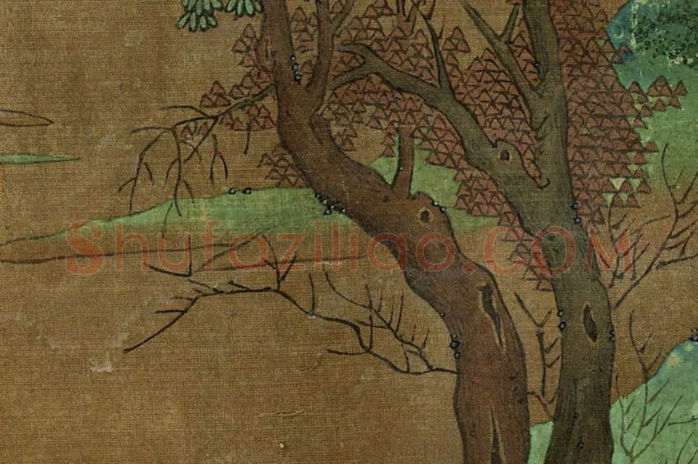 赵雍《饮马图》局部 (2)