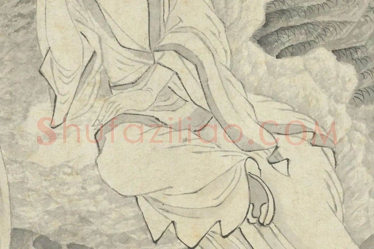丁云鹏《十六应真卷》局部 (9)