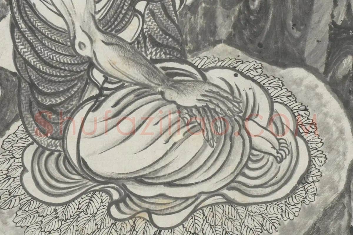 丁云鹏《应真云汇》卷局部 (8)