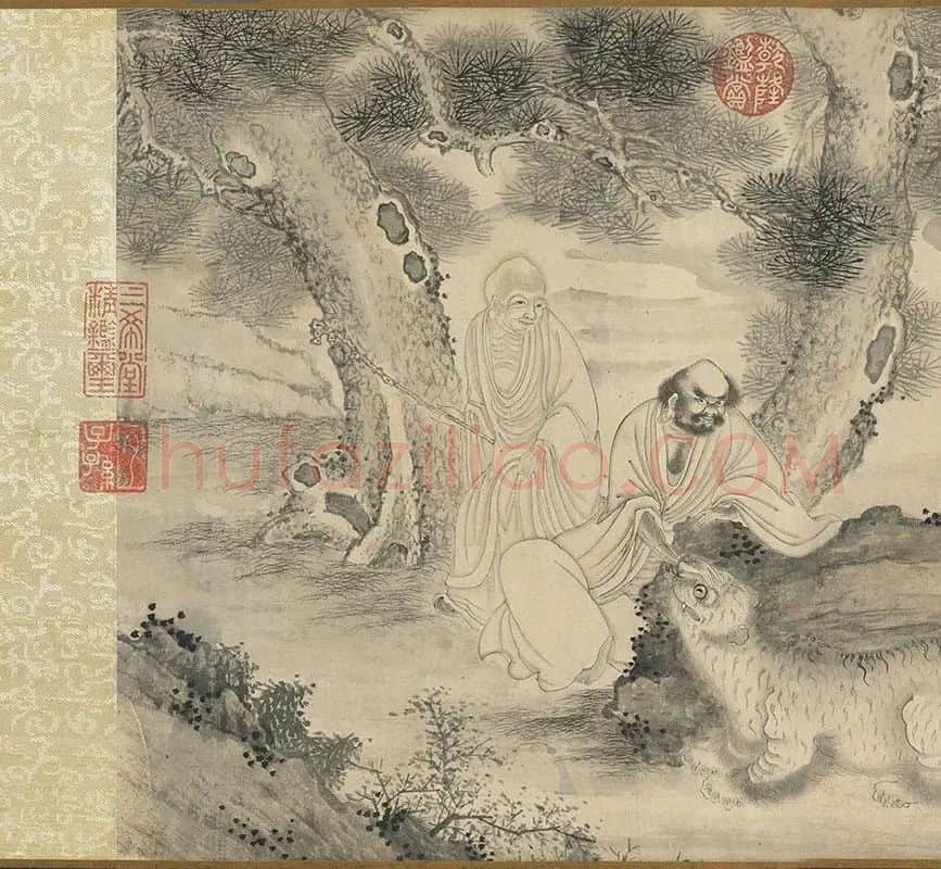 丁云鹏《十八罗汉》_01