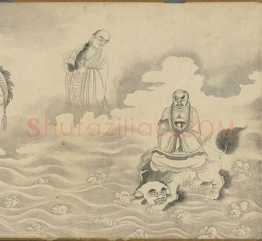 丁云鹏《十八罗汉》_05