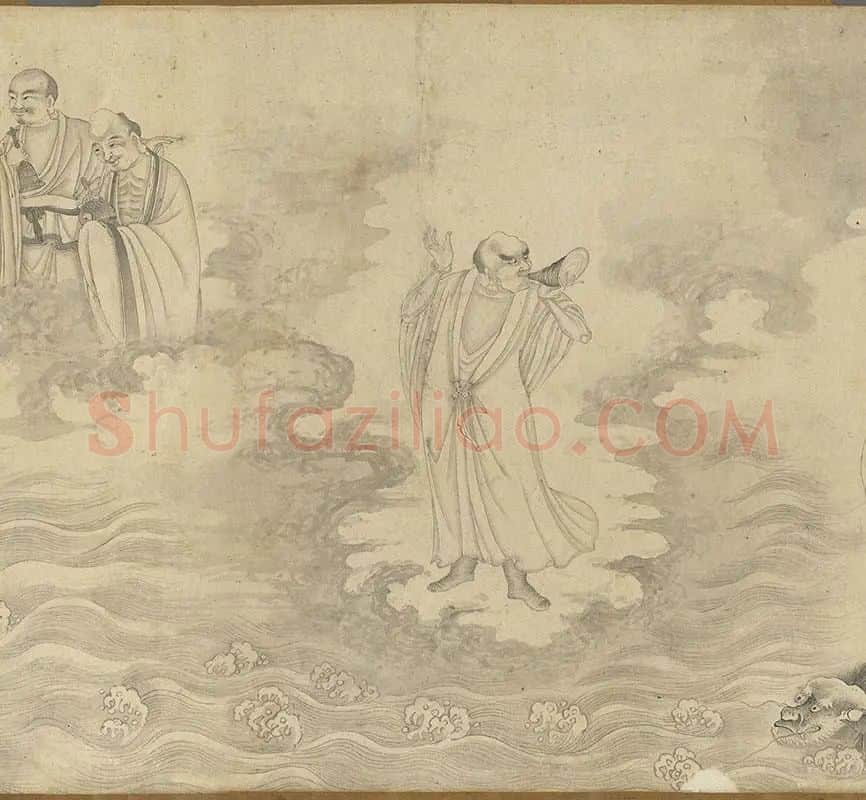 丁云鹏《十八罗汉》_08