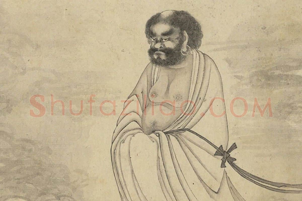 丁云鹏《十八罗汉》卷局部 (1)
