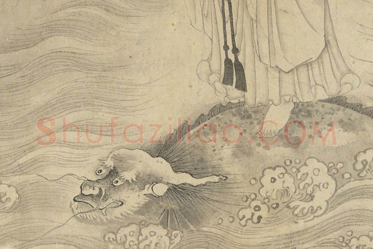 丁云鹏《十八罗汉》卷局部 (2)