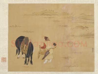 明宣宗射猎图轴 | 故宫绘画藏品