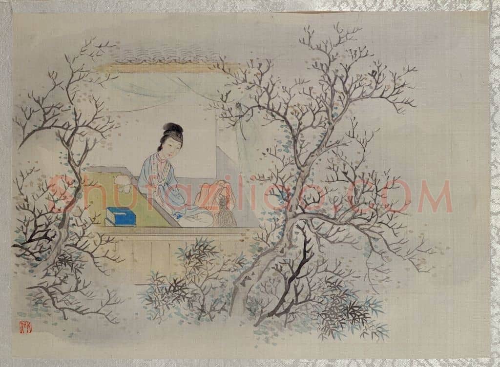 费丹旭十二金钗图册 | 故宫绘画藏品