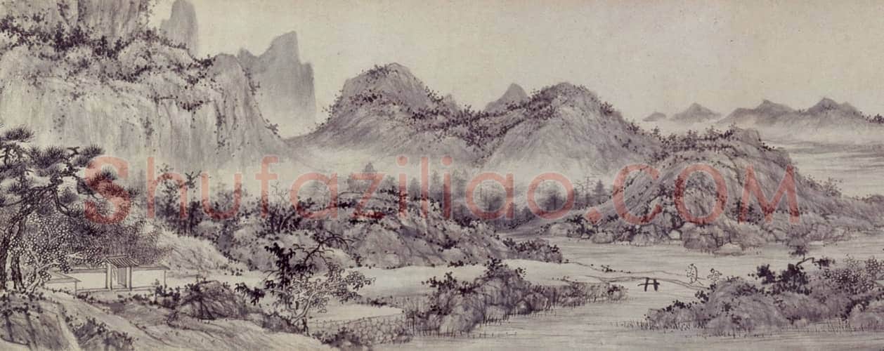 陈宗渊洪崖山房图卷 | 故宫绘画藏品