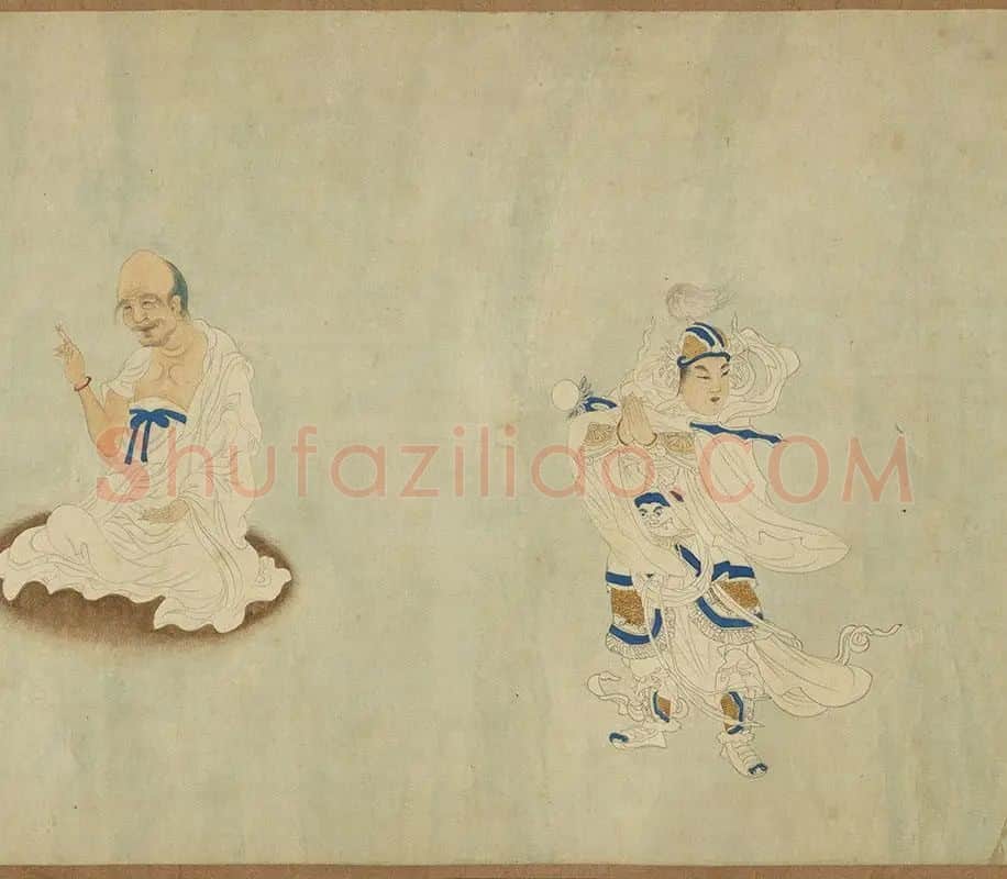 丁云鹏《罗汉卷》_13