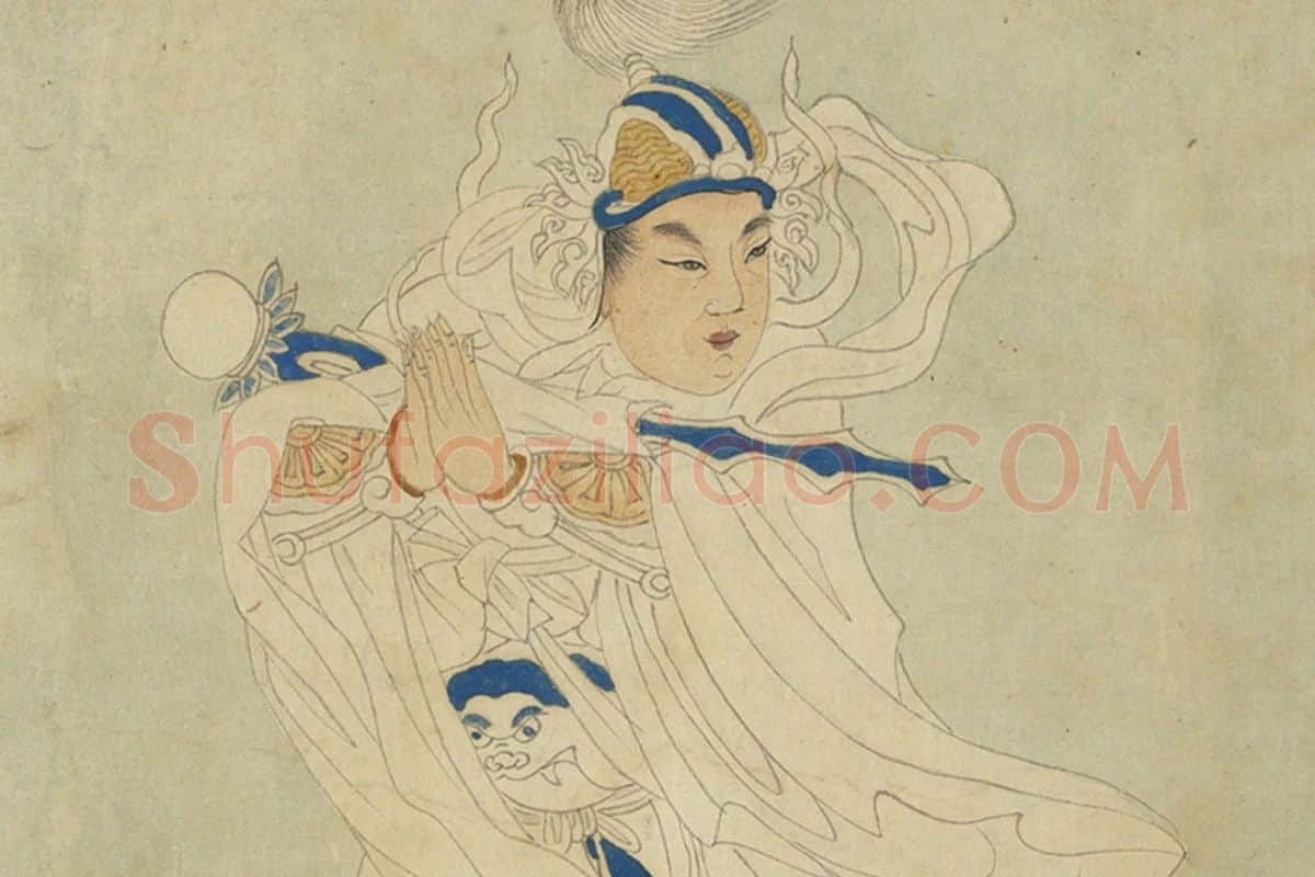 丁云鹏《罗汉卷》局部 (3)