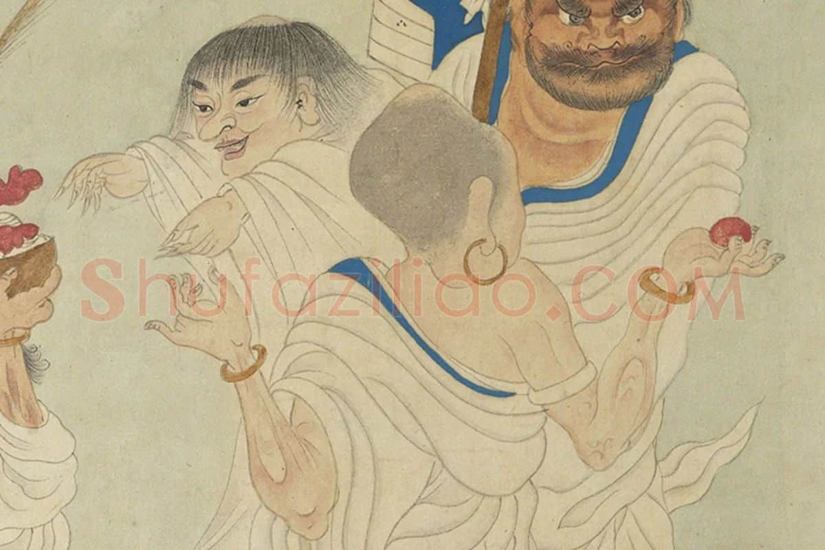 丁云鹏《罗汉卷》局部 (6)