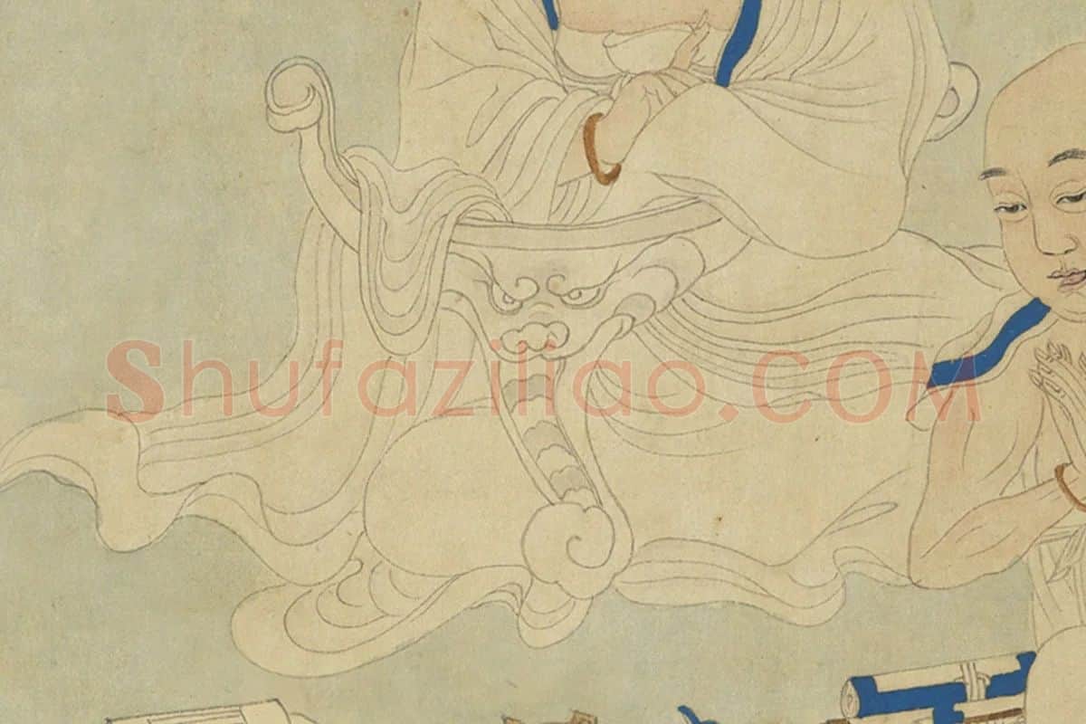 丁云鹏《罗汉卷》局部 (7)