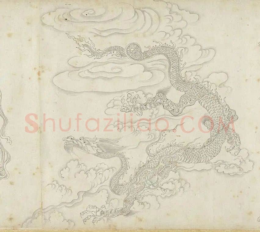 丁云鹏白描《应真卷》_17