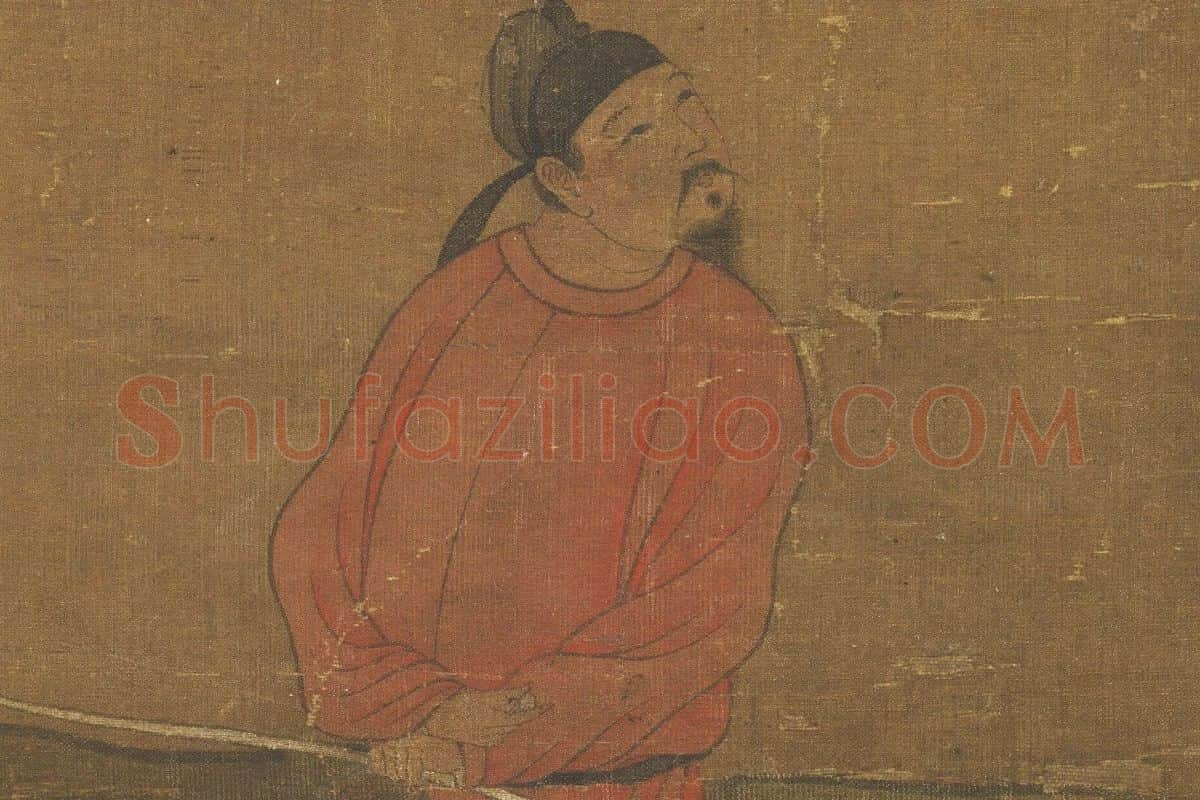 赵雍《春郊游骑图》局部 (1)