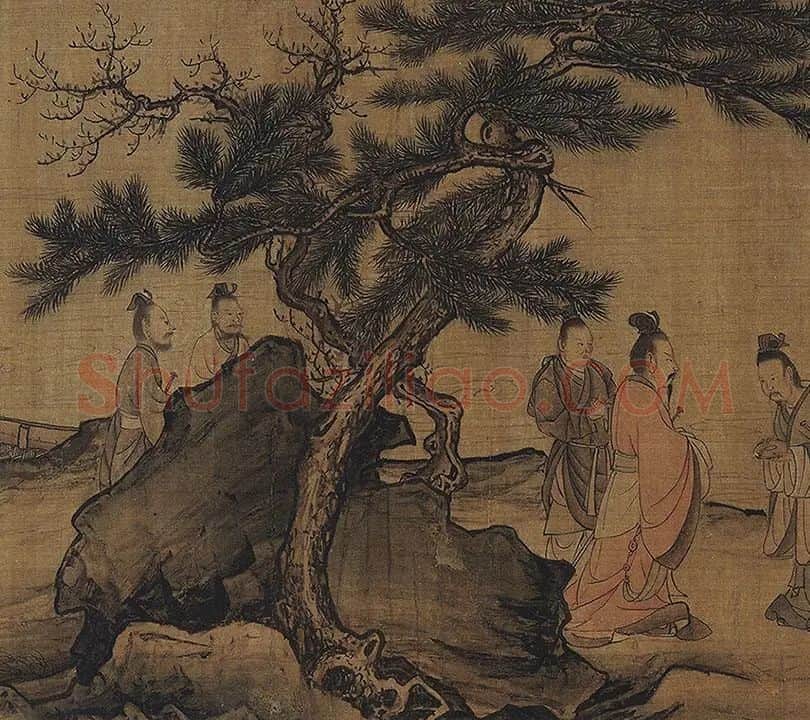 李唐《晋文公复国图》卷_08