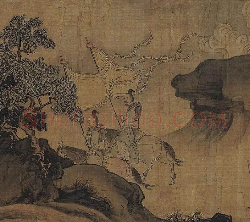 李唐《晋文公复国图》卷_14
